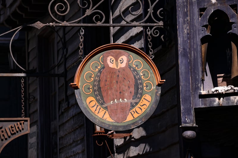 Owl Post Sign, Diagon Alley