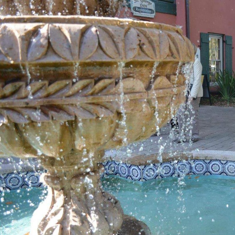 St. George Inn Courtyard Fountain
