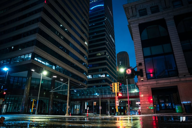 Soo Line Building Clock