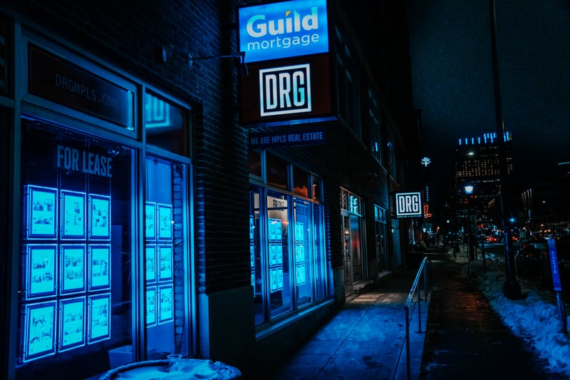North Loop Neon Storefronts