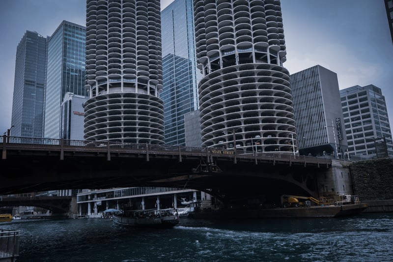 Marina City from State Street Bridge