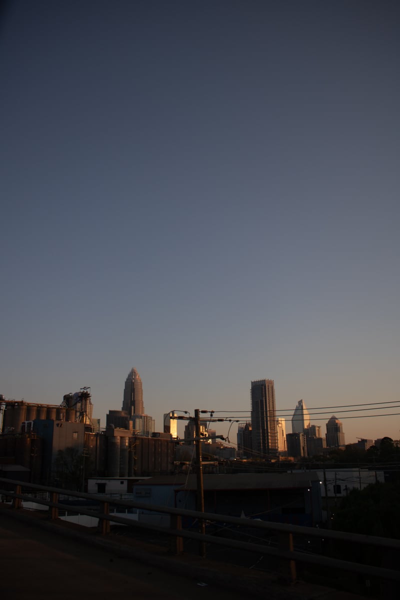 Charlotte Skyline from Armory Drive