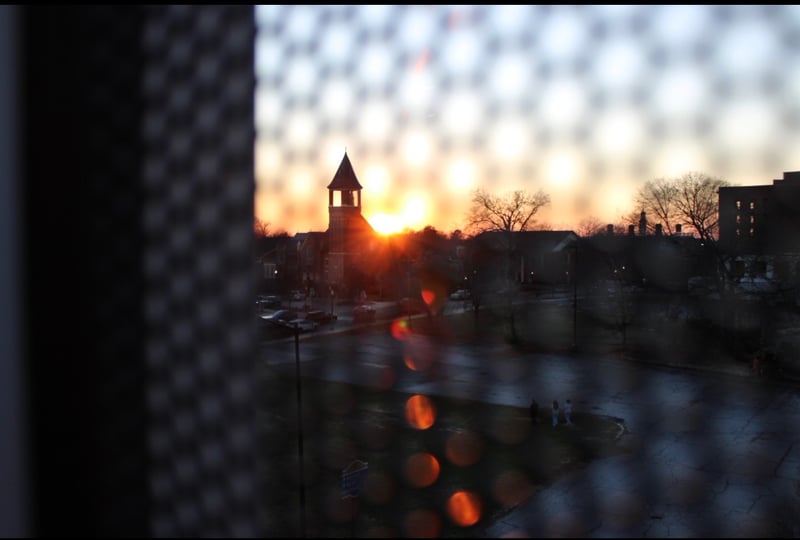 Downtown Rock Hill Sunset View