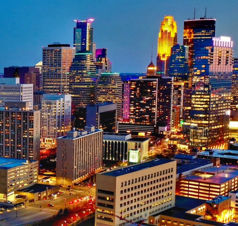 Minneapolis Skyline Overlook