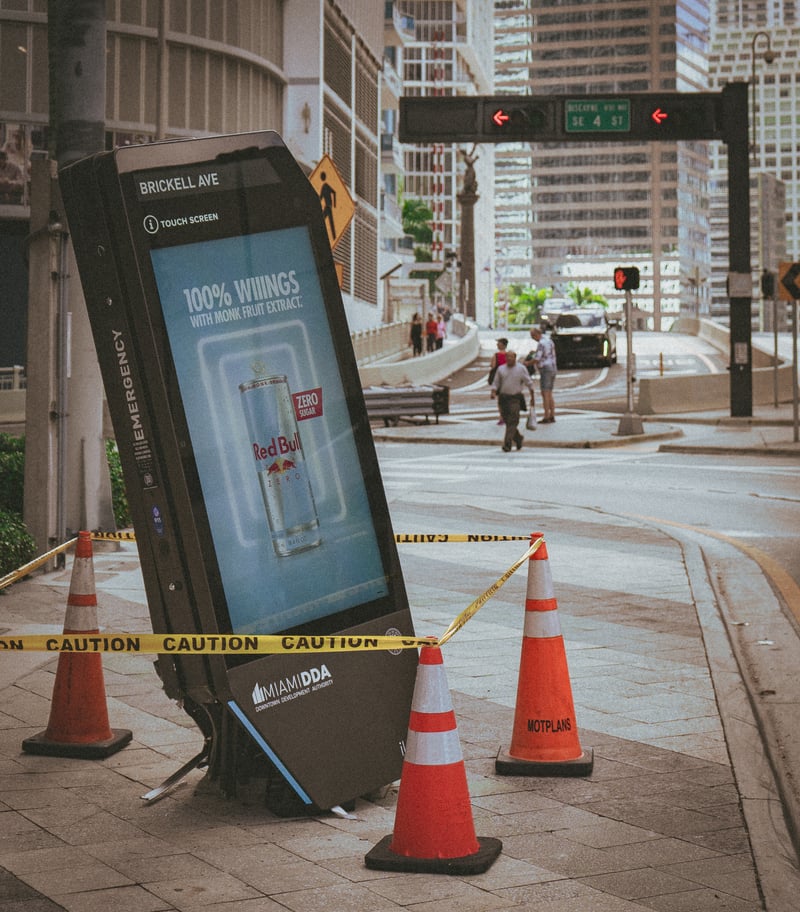 Downtown Miami Urban Scene