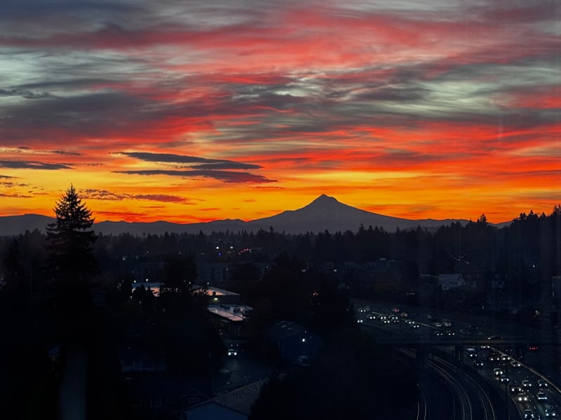 Mount Hood Sunrise Overlook