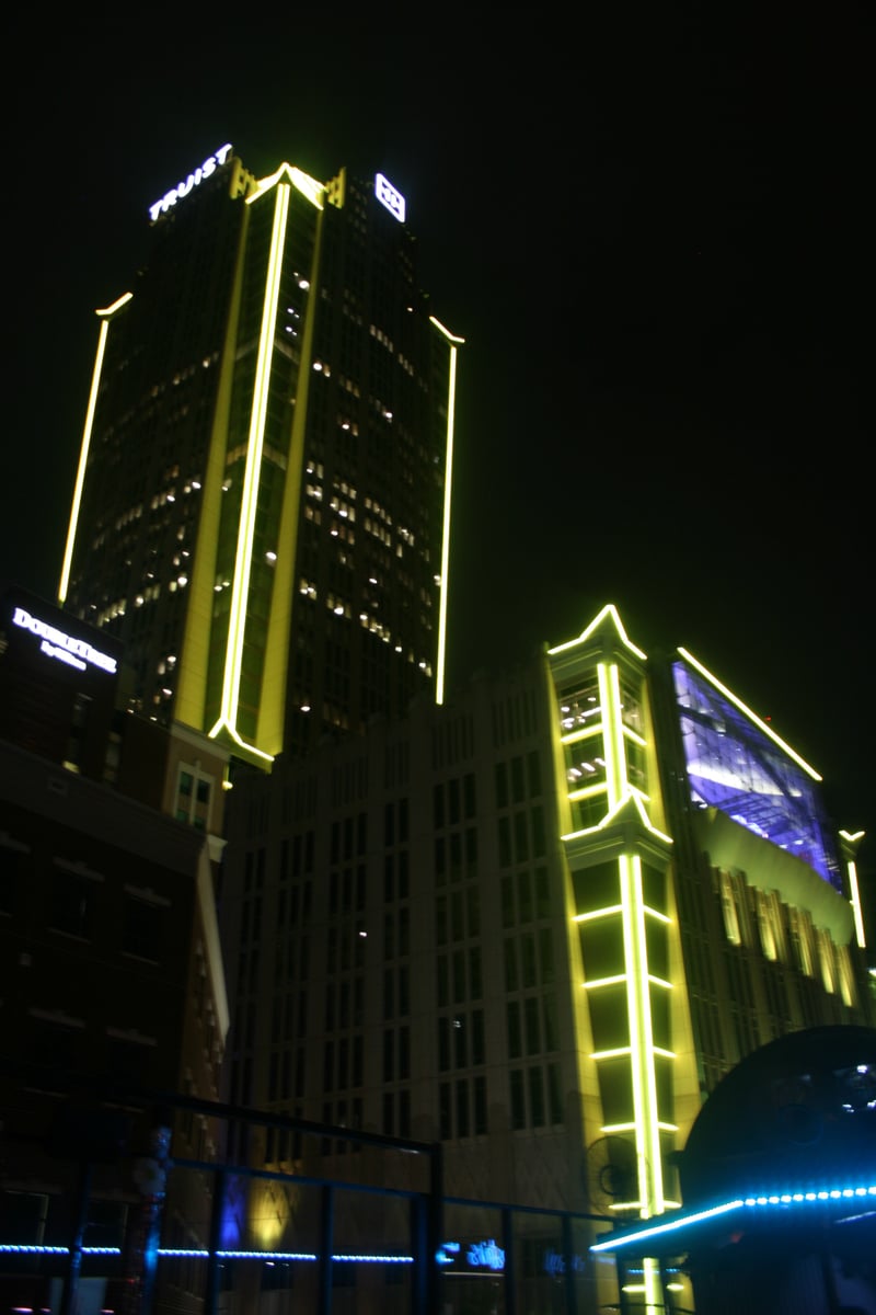 Truist Center Night View