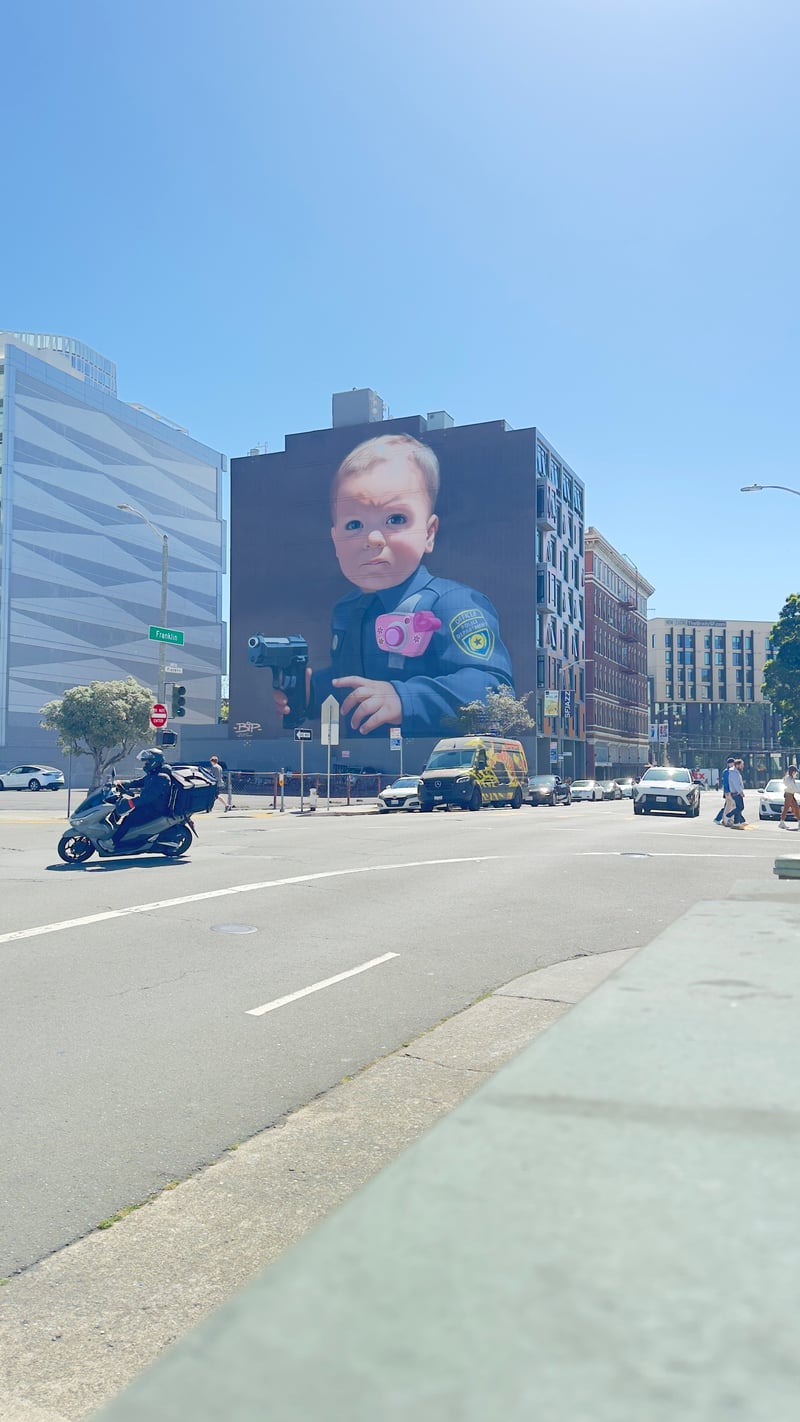 Baby Cop Mural by BiP