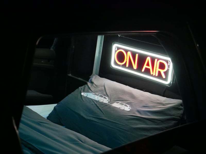 Neon Lit Mobile Studio