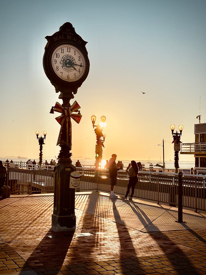 Seal Beach Pier Clock
