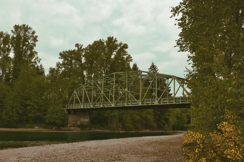Cowlitz River Truss Bridge