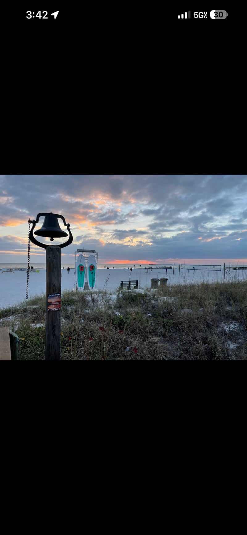 Pass-a-Grille Beach Sunset Bell