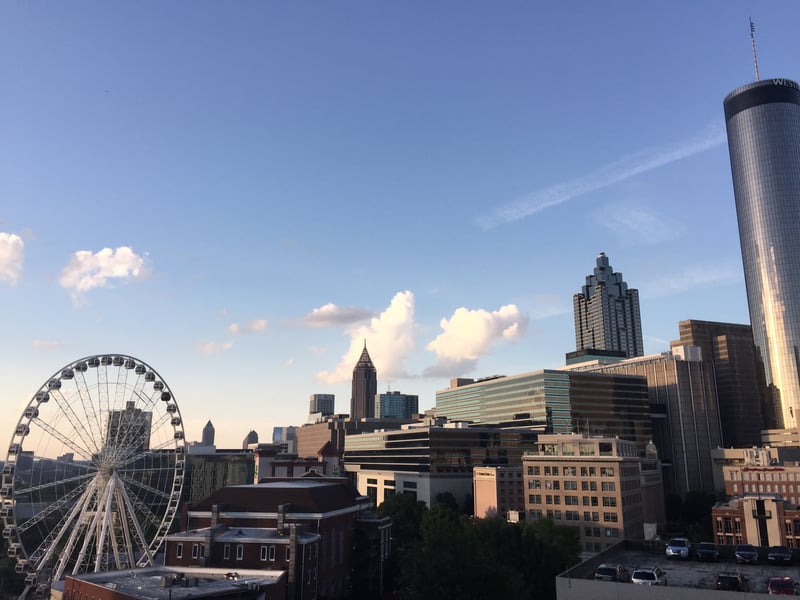 Downtown Atlanta Skyline View