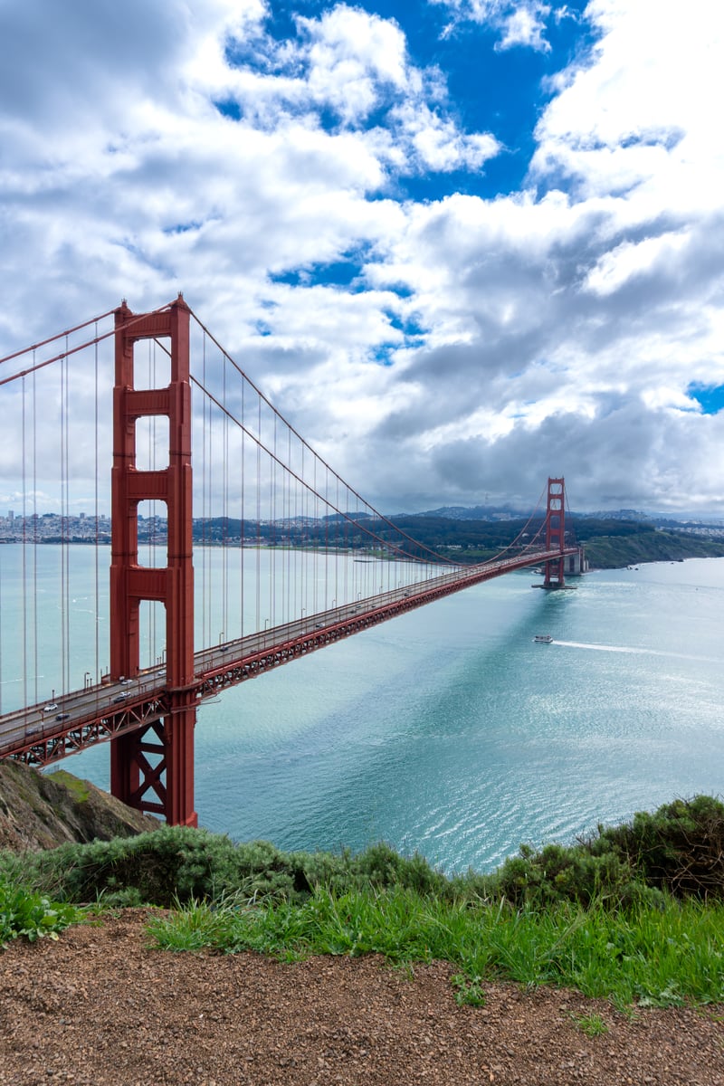 Golden Gate Bridge from Marin Headlands