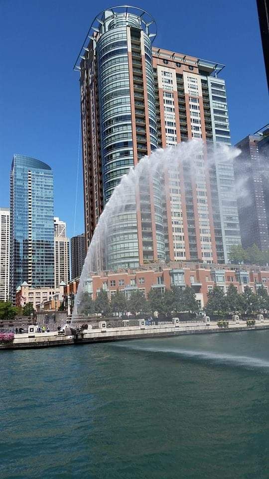 Centennial Fountain, Chicago Riverwalk