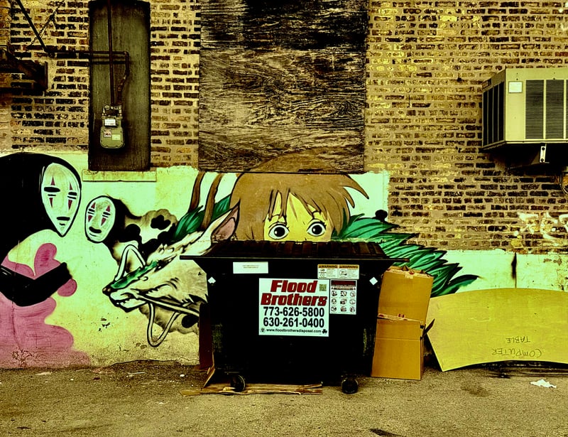 Spirited Away Alley Mural