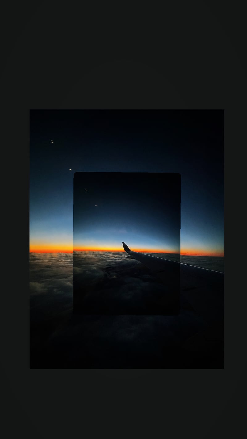 Above the Clouds Sunset Flight