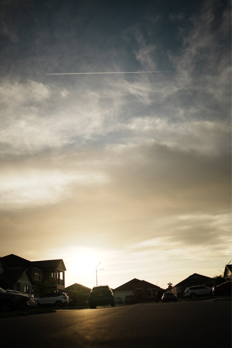 Palmetto Neighborhood Sunset