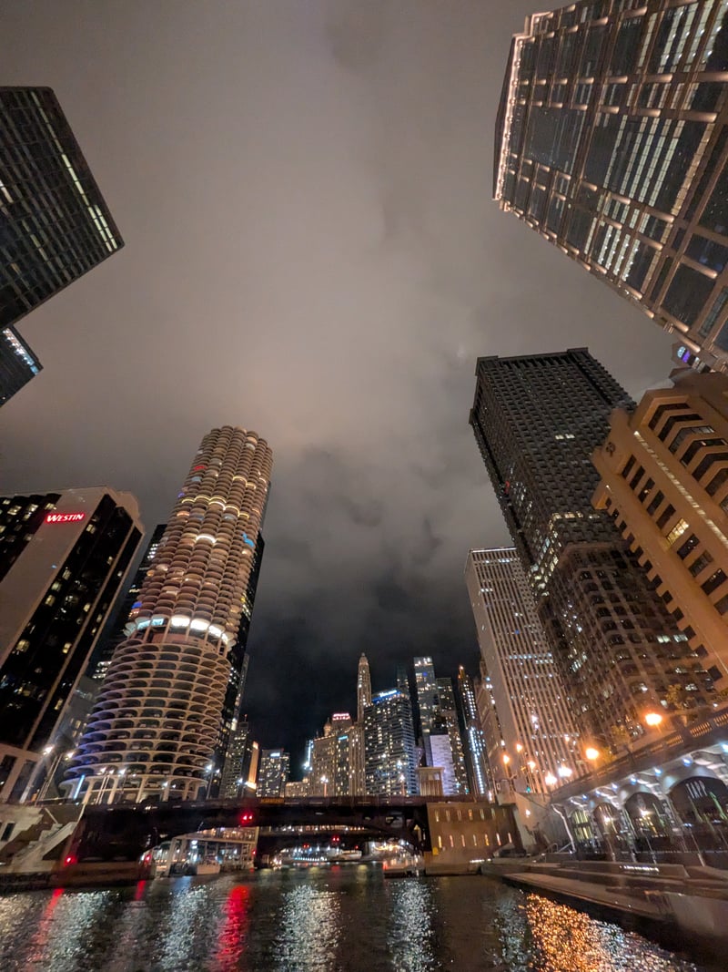 Chicago Riverwalk at Marina City