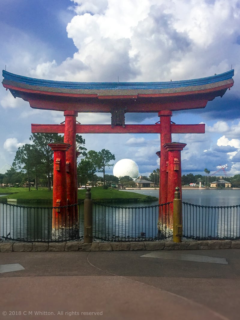 Japan Pavilion Torii Gate, Epcot