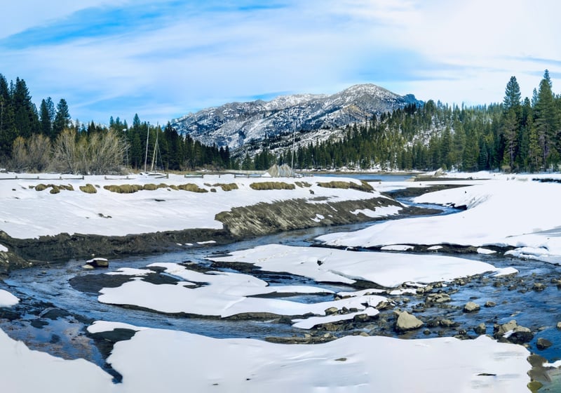 Sequoia National Park Winter Stream