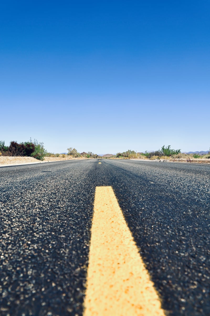 Twentynine Palms Highway Desert Road