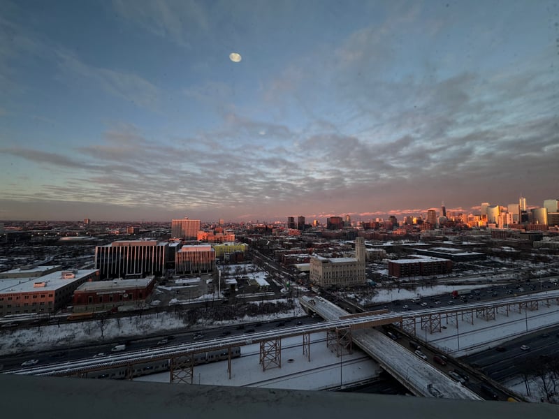 West Loop Elevated Skyline View