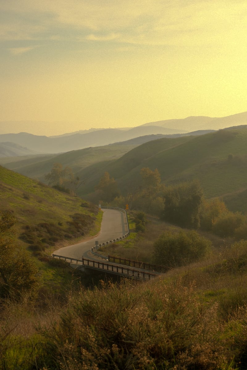 Chino Hills Winding Road