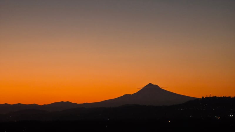 South Portland Mount Hood Overlook