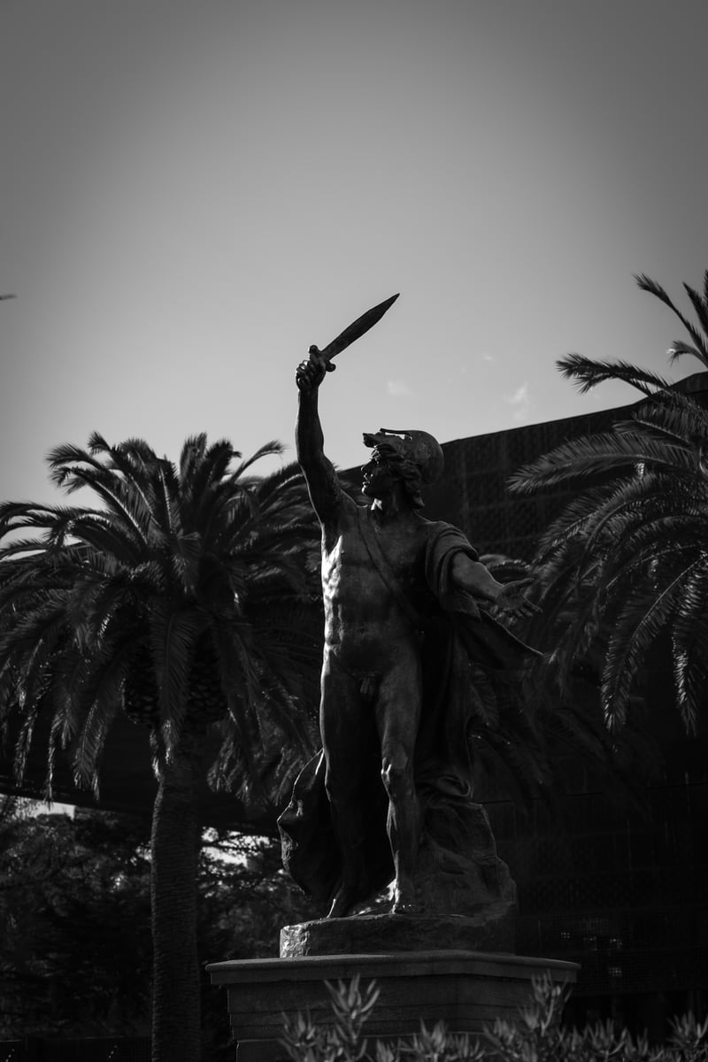 Roman Gladiator Statue