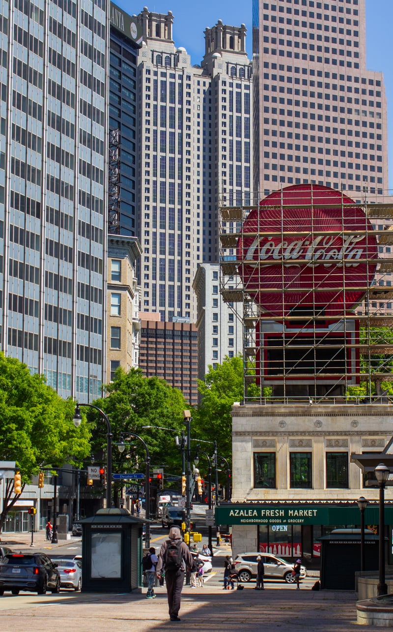 Olympia Building & Coca-Cola Sign