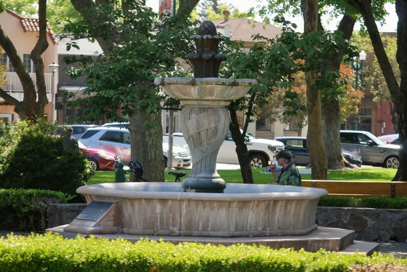 Grinstead Memorial Fountain at Sonoma Plaza