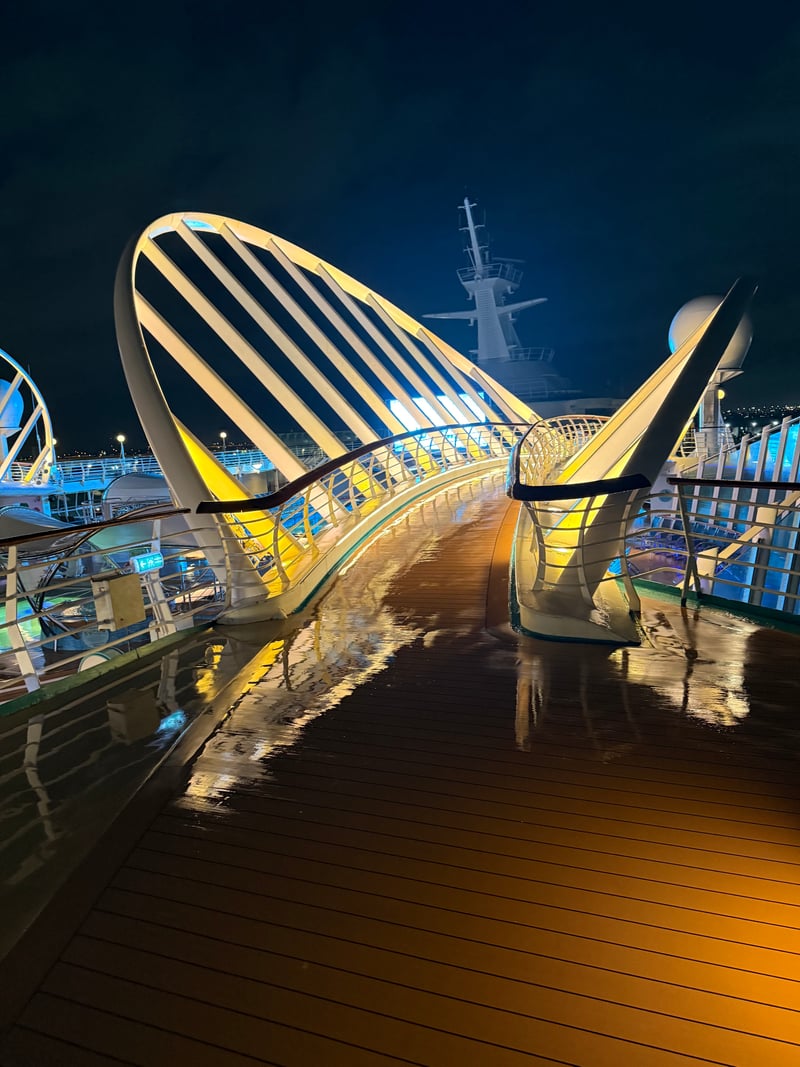 Royal Caribbean Cruise Ship Upper Deck