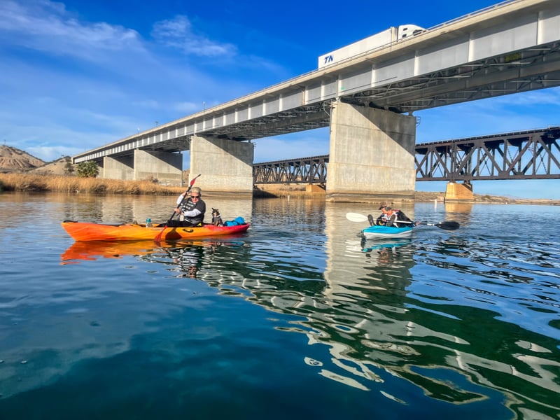 Topock Bridges on the Colorado River