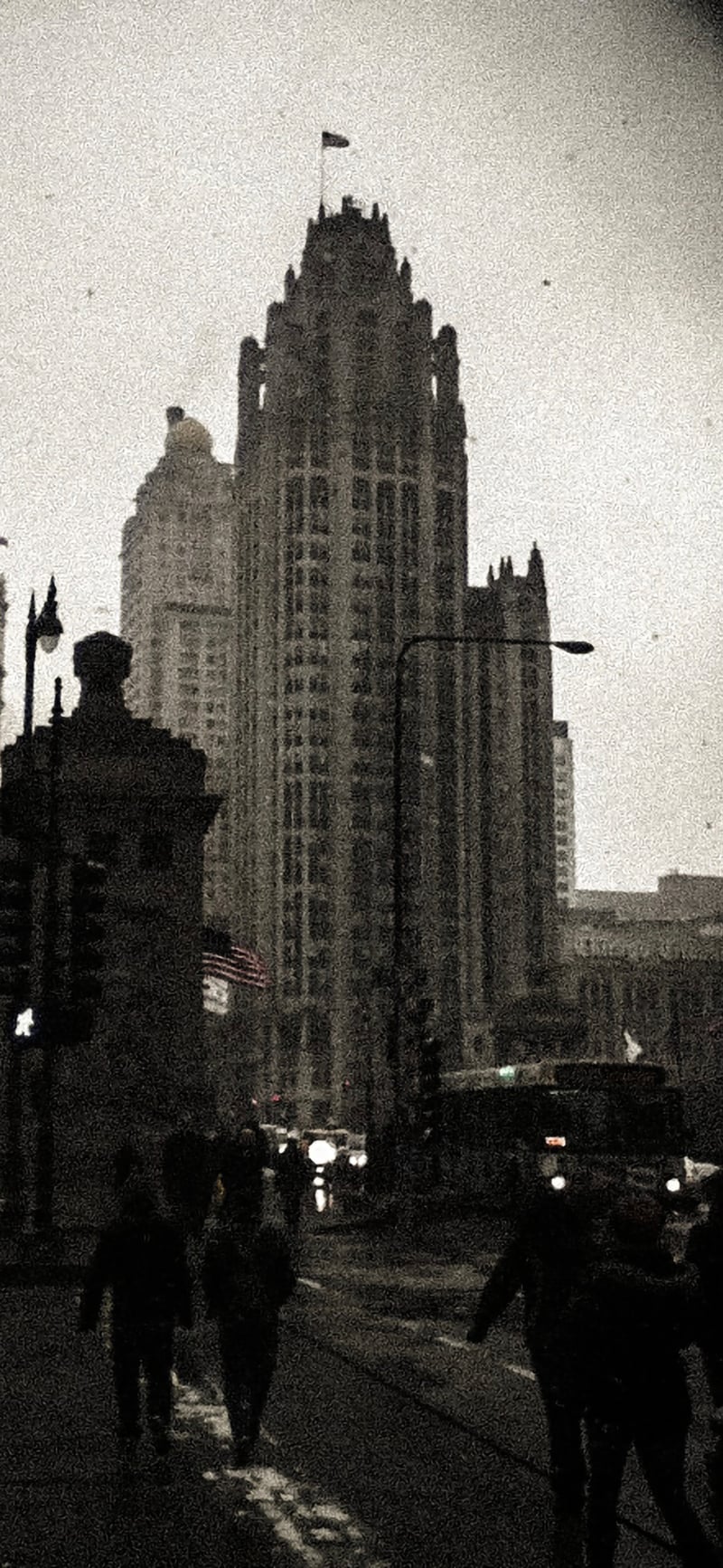 Tribune Tower from DuSable Bridge