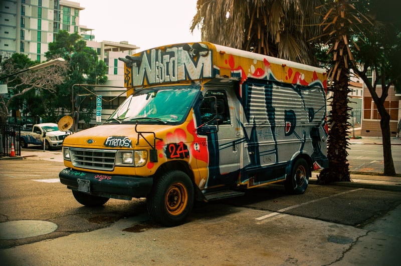 Fifth Avenue Graffiti Van