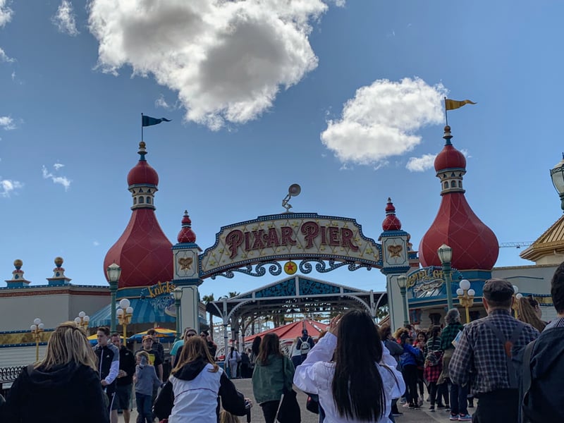 Pixar Pier Entrance