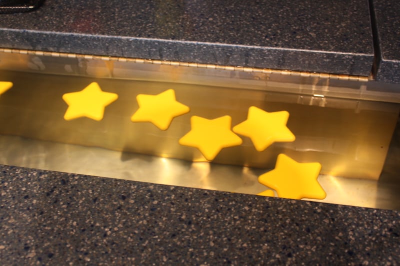 Decorative Star Fountain at Anaheim Convention Center