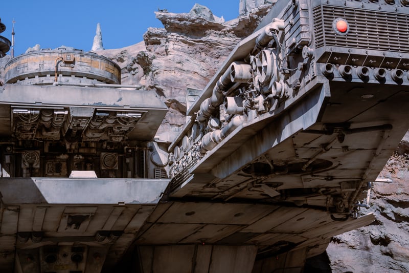 Millennium Falcon at Star Wars: Galaxy's Edge