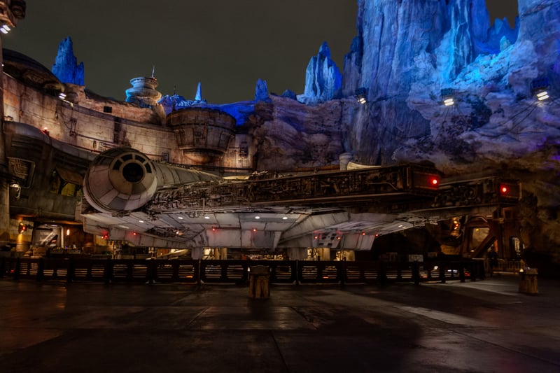 Millennium Falcon at Galaxy's Edge