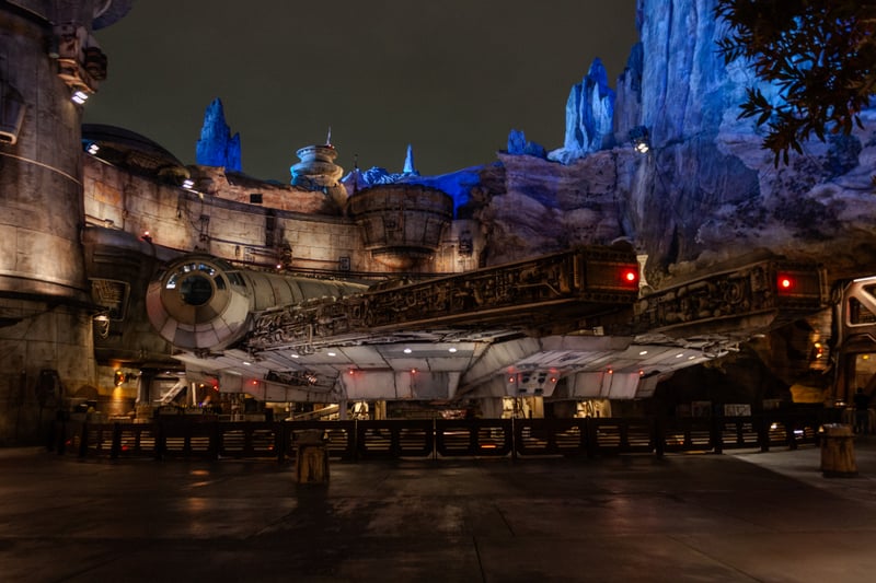 Millennium Falcon at Star Wars: Galaxy's Edge
