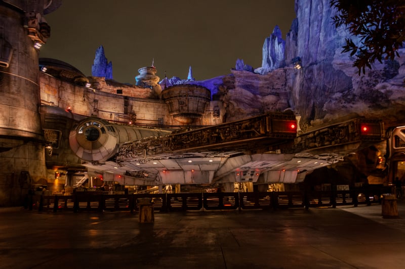 Millennium Falcon at Star Wars: Galaxy's Edge