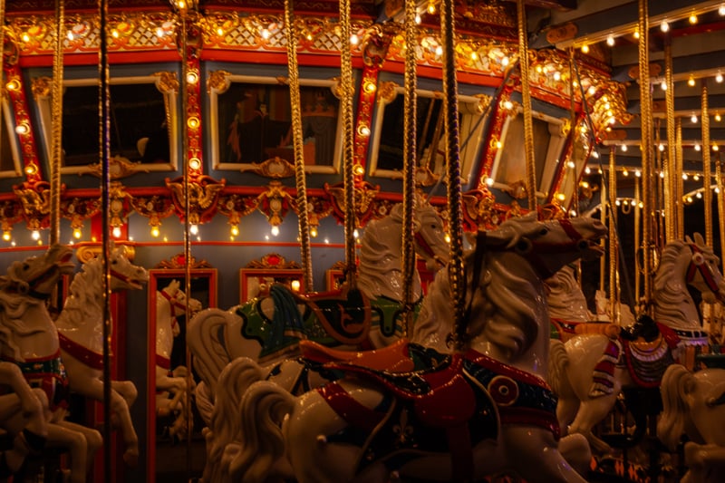 King Arthur Carrousel at Disneyland