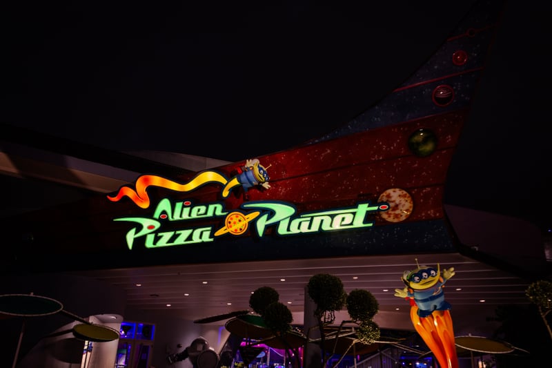 Alien Pizza Planet at Disneyland