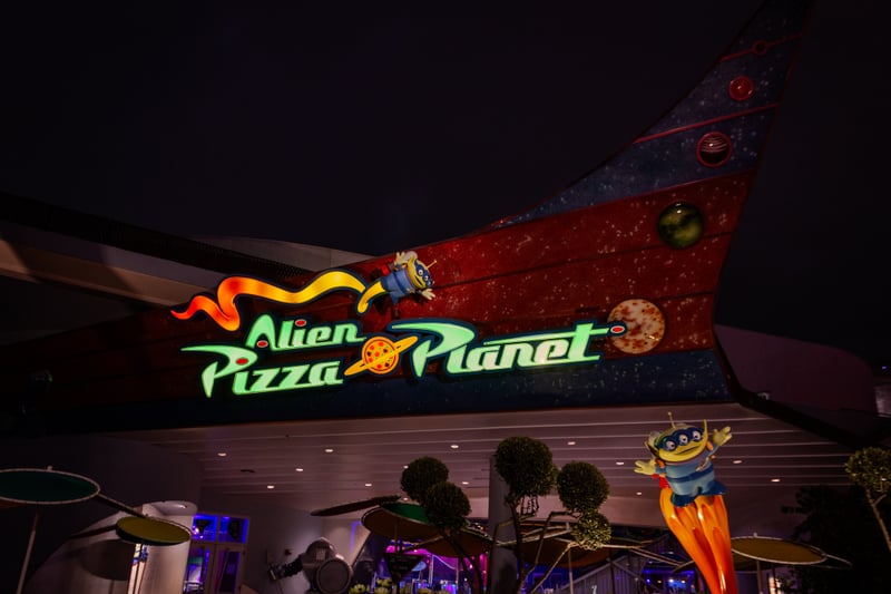 Alien Pizza Planet at Disneyland