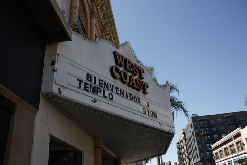 West Coast Theatre Marquee