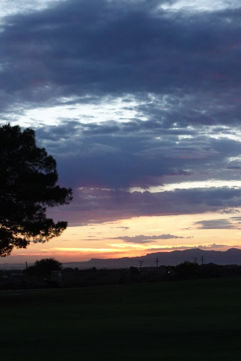 Horizon City Desert Sunset View