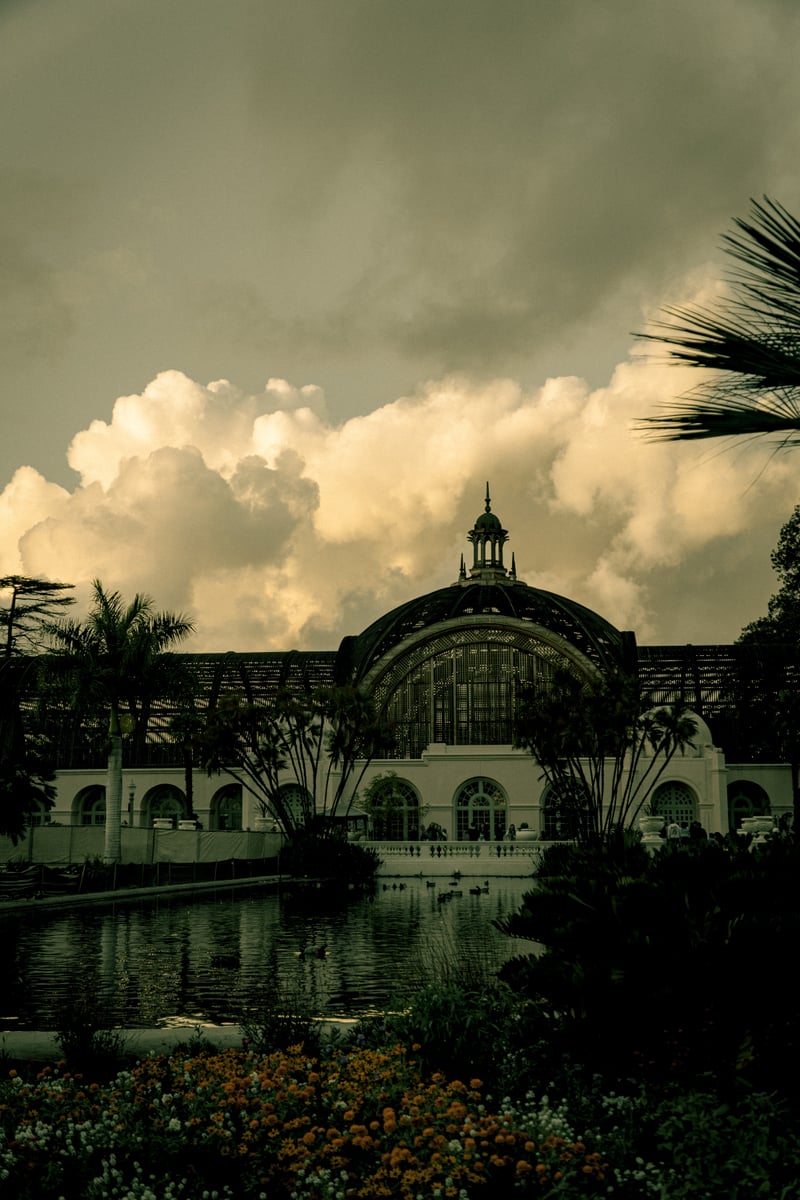 Botanical Building and Lily Pond
