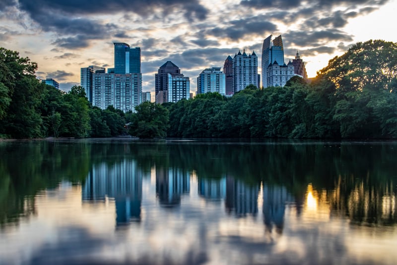 Piedmont Park Skyline View