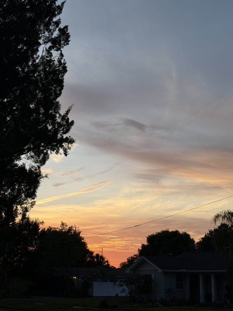 St. Petersburg Residential Sunset